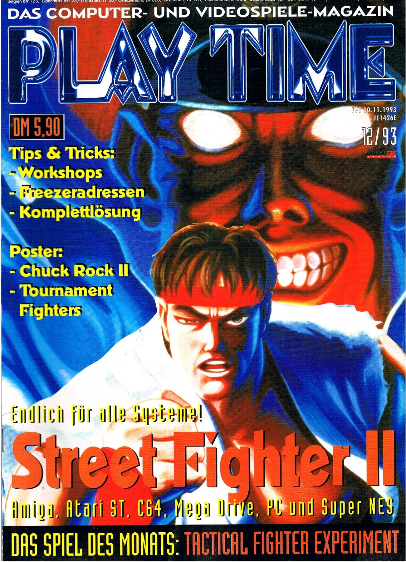 Play Time - Das Computer- und Videospiele-Magazin - Ausgabe 12/93 1993