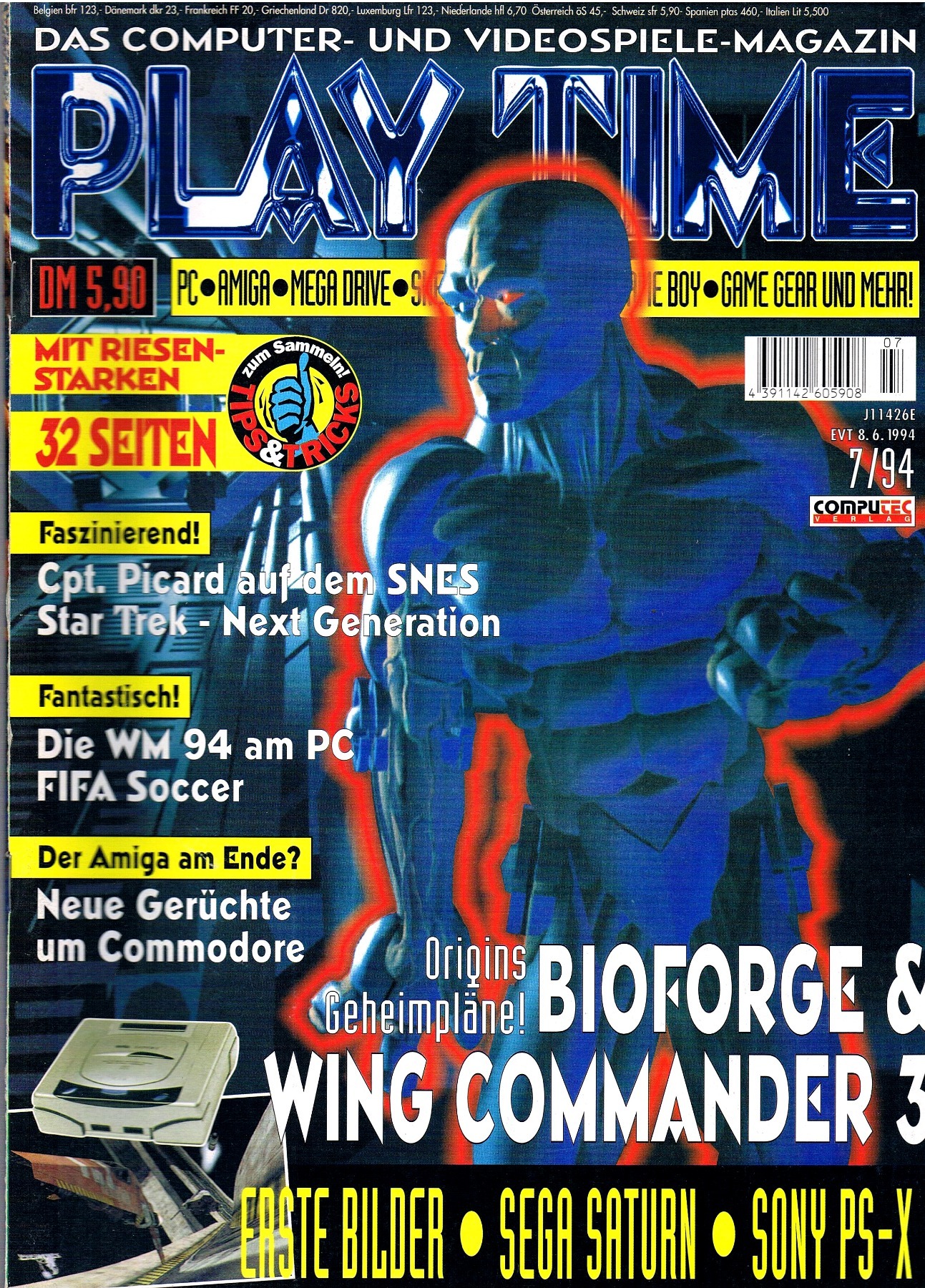 Play Time - Das Computer- und Videospiele-Magazin - Ausgabe 7/94 1994
