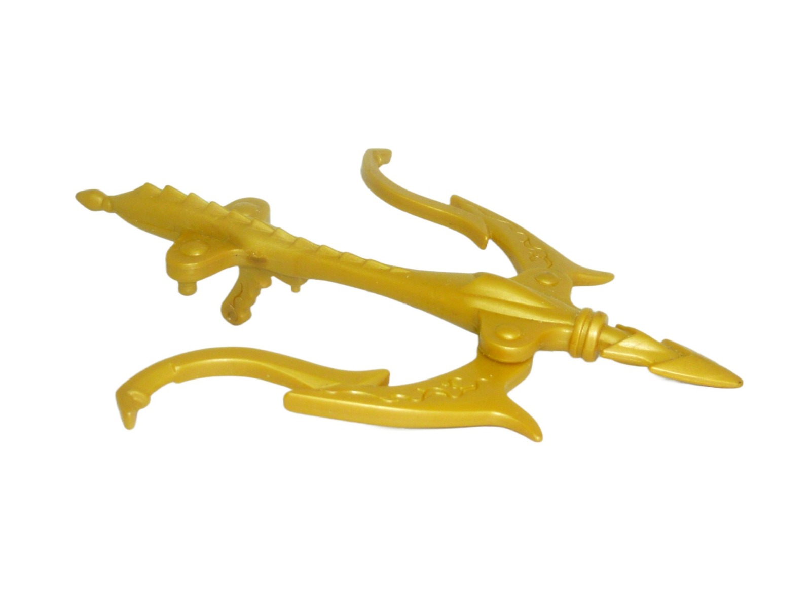 Yellow Ranger Thunder Dragon golden bow/weapon Bandai 2005 2