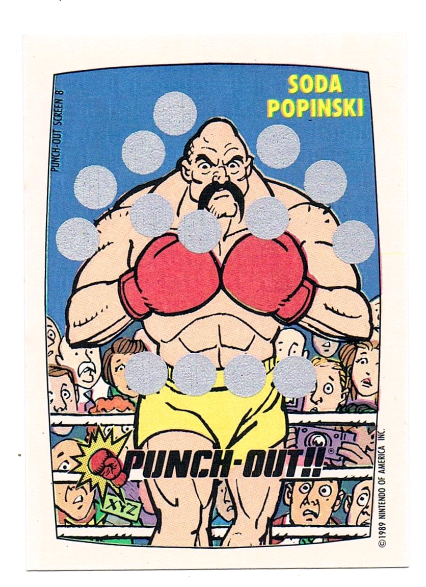 Punch Out - NES Rubbelkarte - Screen 8 Topps / Nintendo 1989