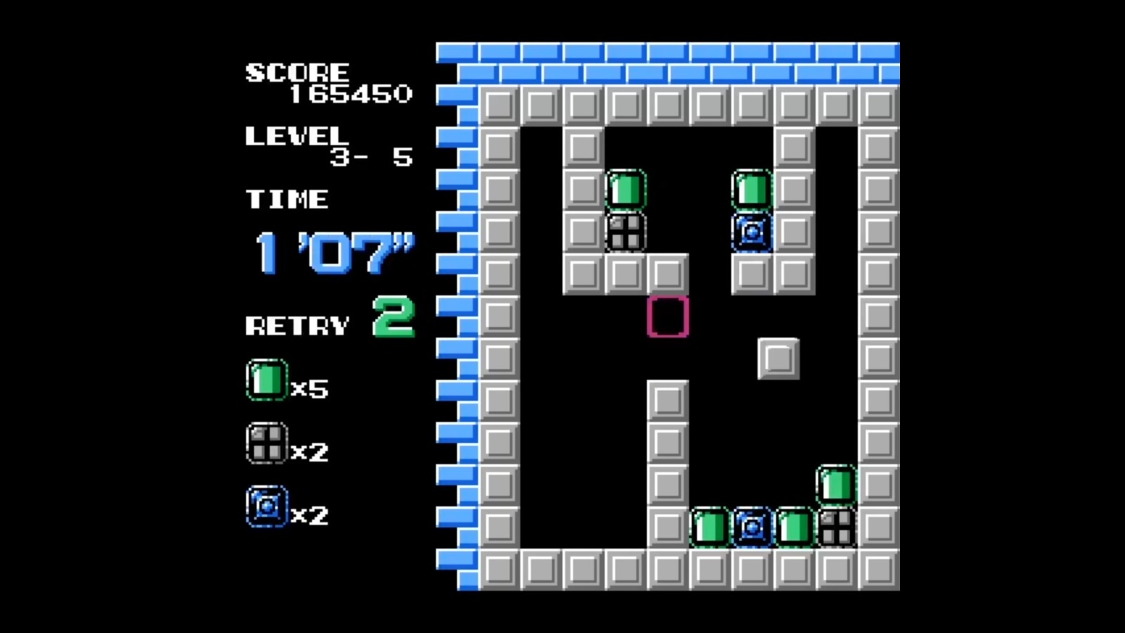 Nintendo NES - Puzznic - Pal-B 3