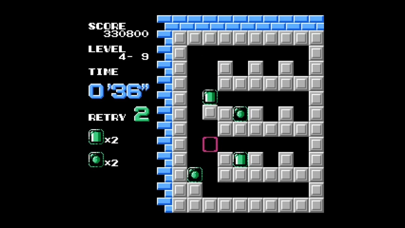 Nintendo NES - Puzznic - Pal-B 4