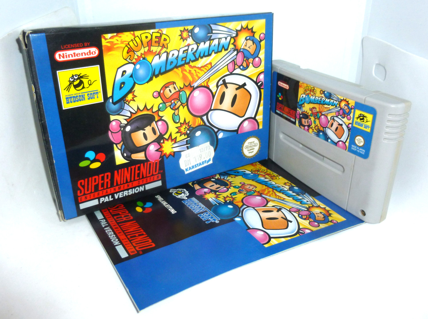 Nintendo SNES - Super Bomberman - Komplett / OVP - Pal Version 3