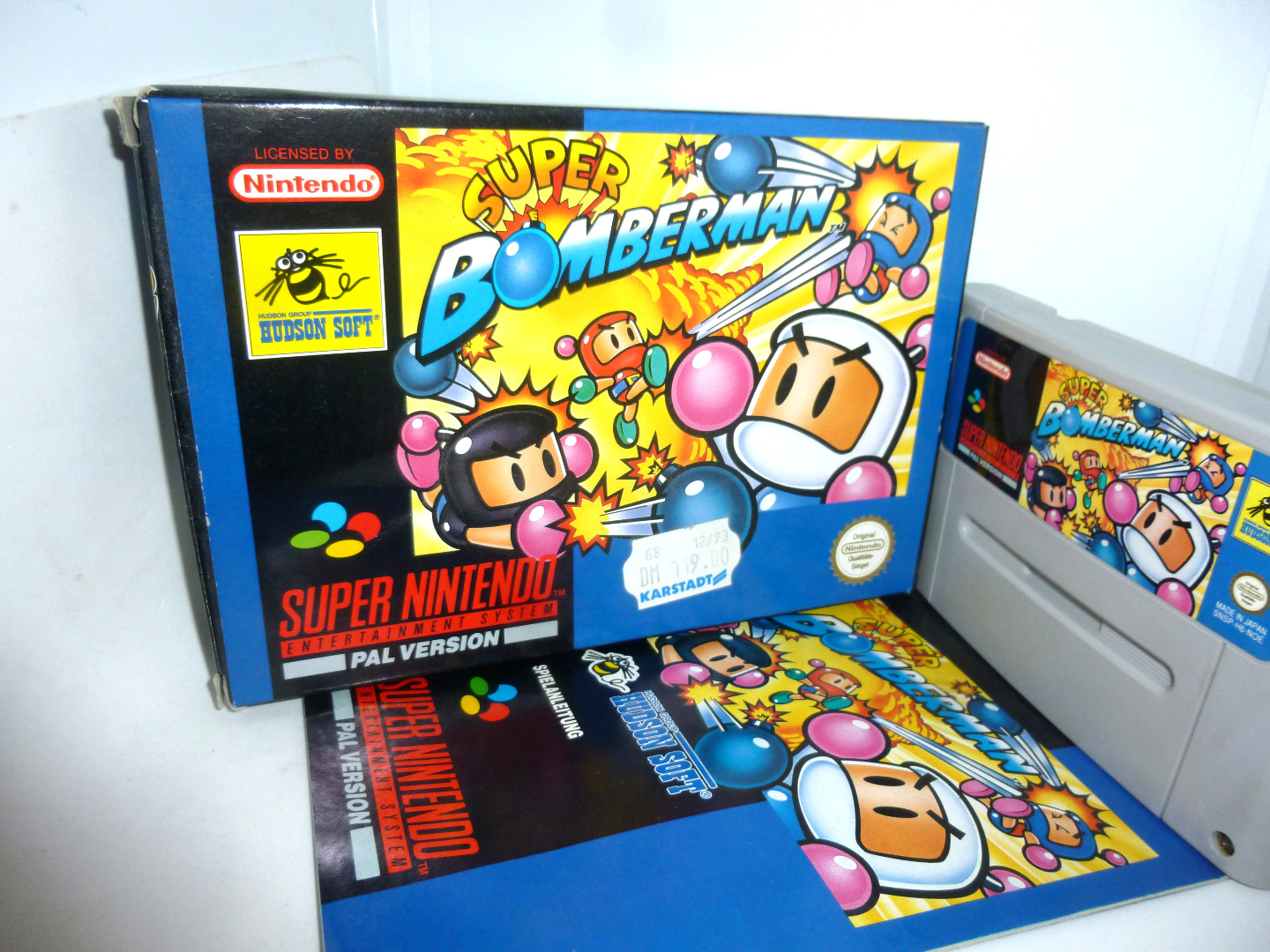 Nintendo SNES - Super Bomberman - Komplett / OVP - Pal Version 4