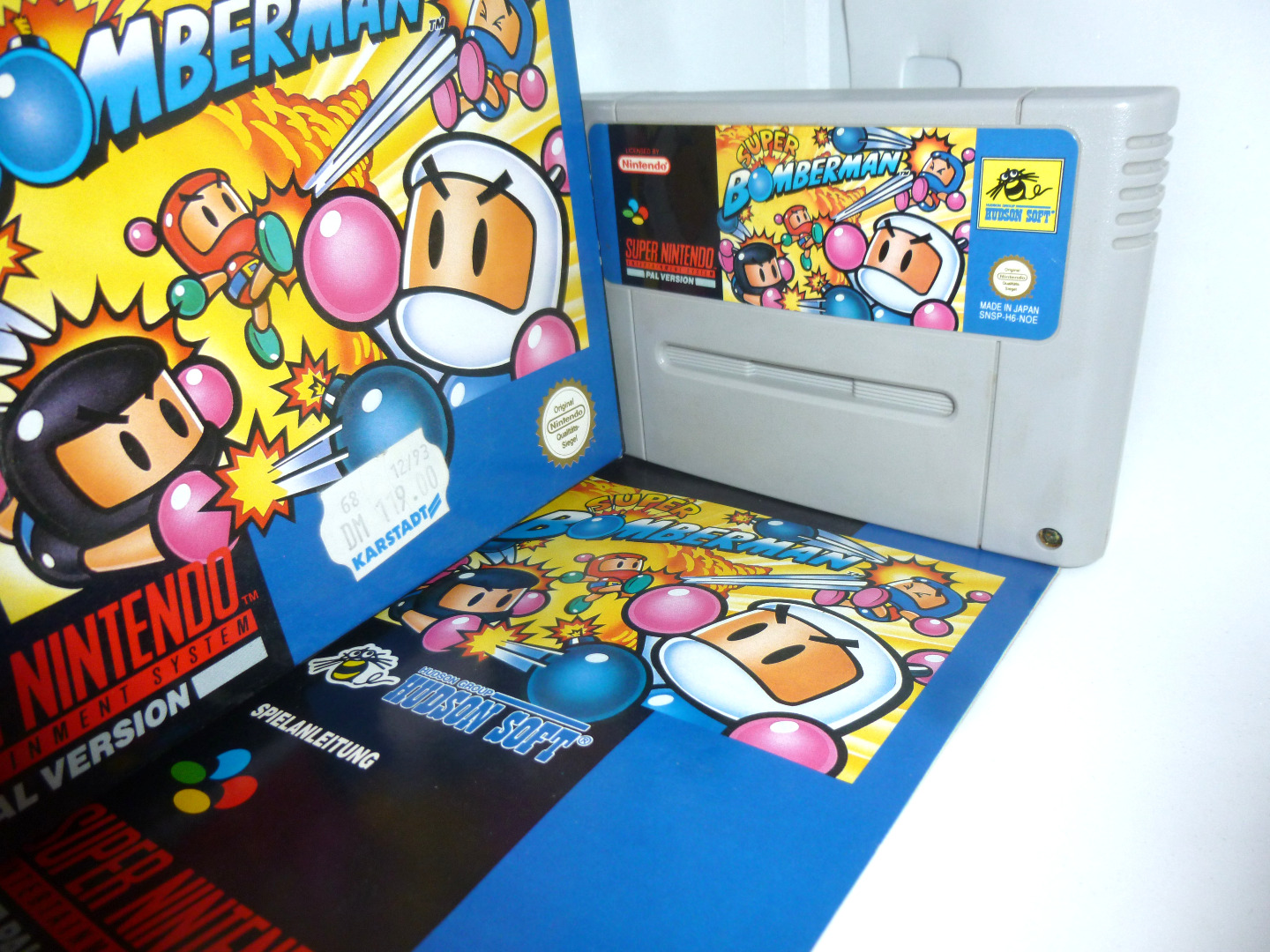 Nintendo SNES - Super Bomberman - Komplett / OVP - Pal Version 5