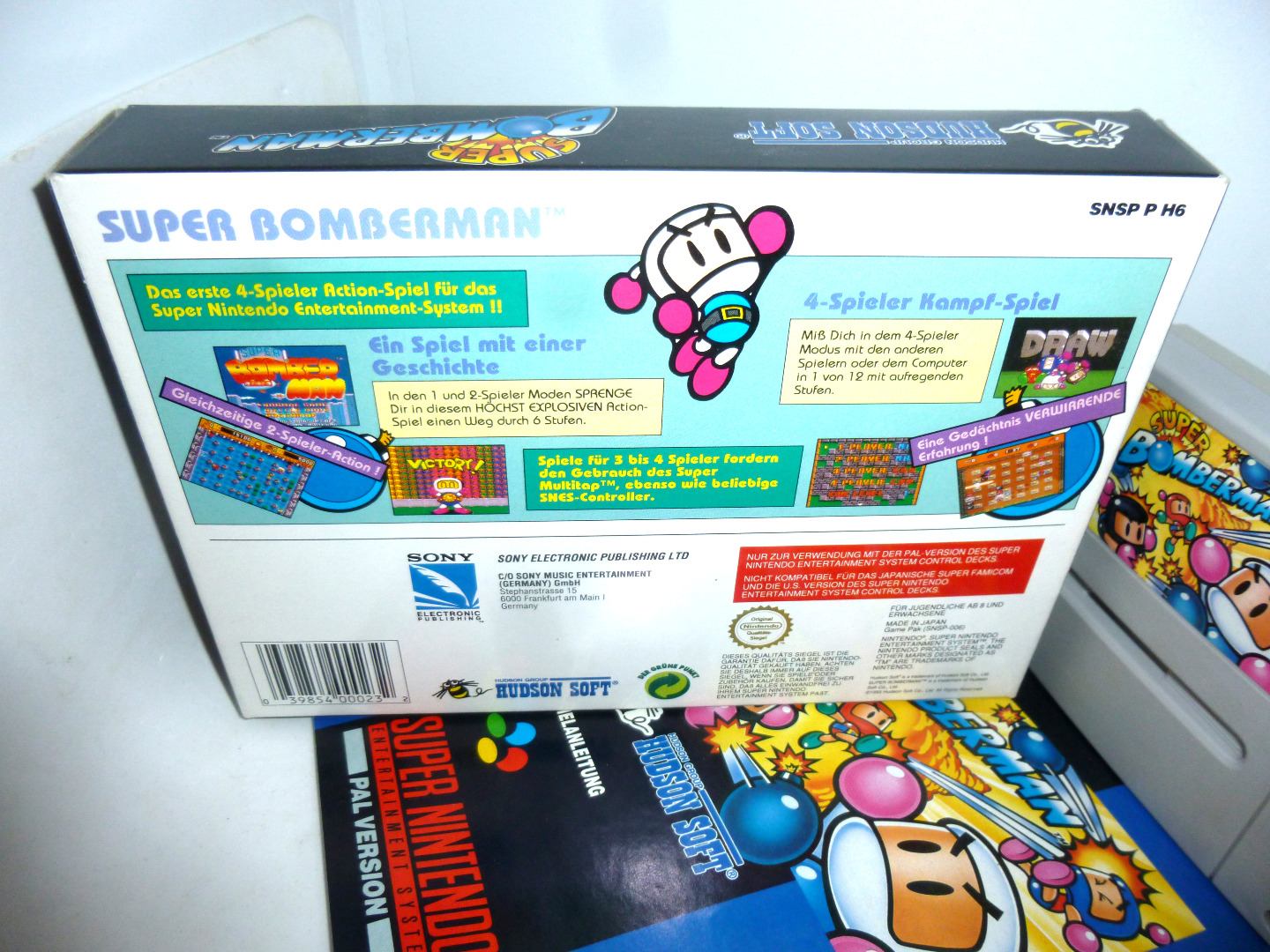 Nintendo SNES - Super Bomberman - Komplett / OVP - Pal Version 6