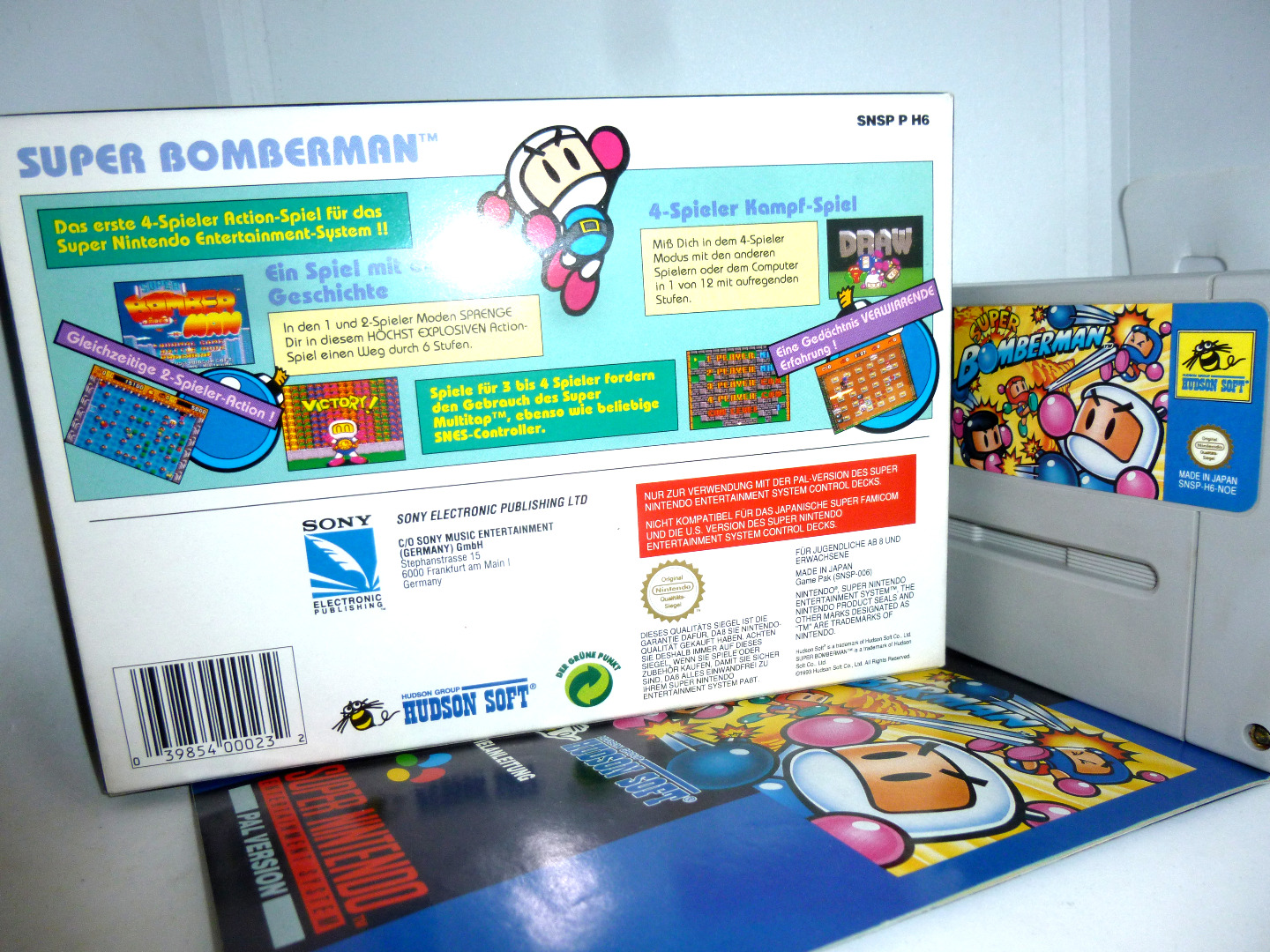Nintendo SNES - Super Bomberman - Komplett / OVP - Pal Version 7