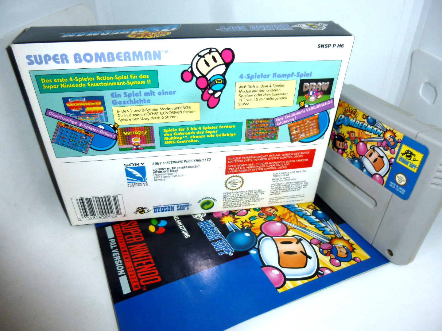 Nintendo SNES - Super Bomberman - Komplett / OVP - Pal Version 8