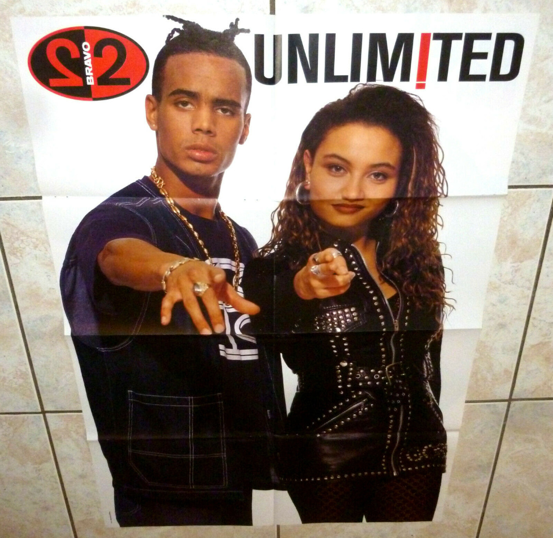 2 Unlimited - Poster aus einem Bravo Heft aus den 90ern