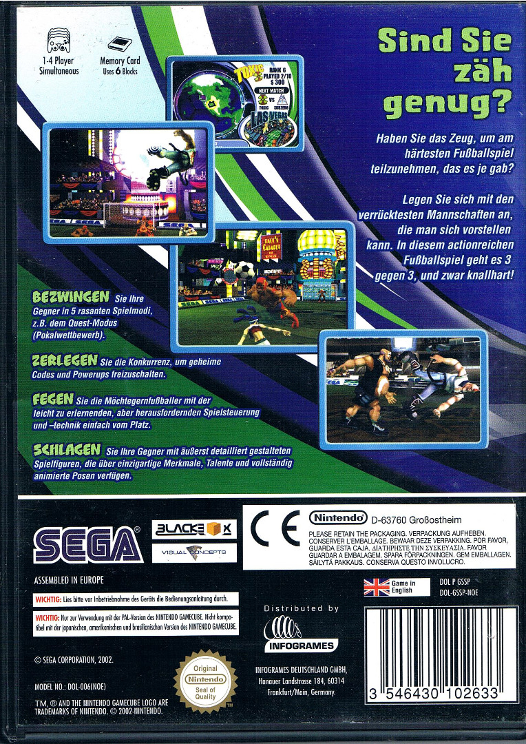 Nintendo GameCube - Sega Soccer Slam - Rise Of The Apocalypse 2