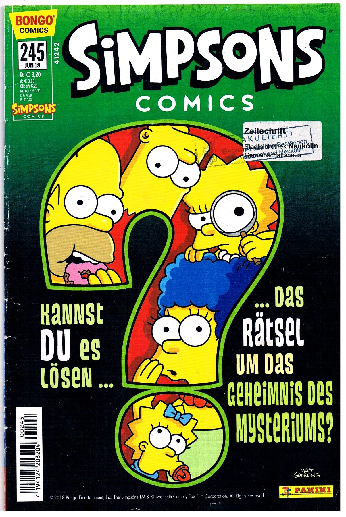Simpsons Comics - Issue 245 - Jun 18 2018