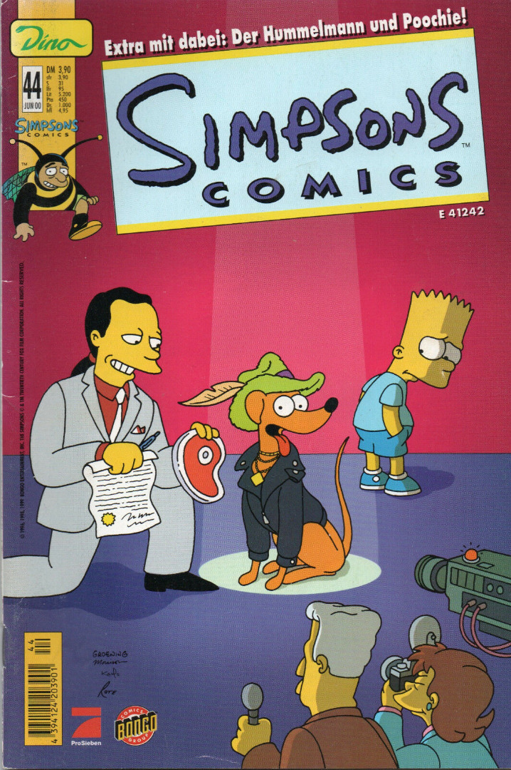 Simpsons Comics - Juni 00 2000 - Ausgabe 44 - Dino Comics