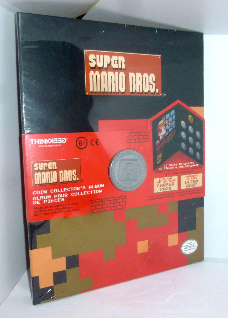 Super Mario Bros - Münze / Coin Sammelmappe / Album