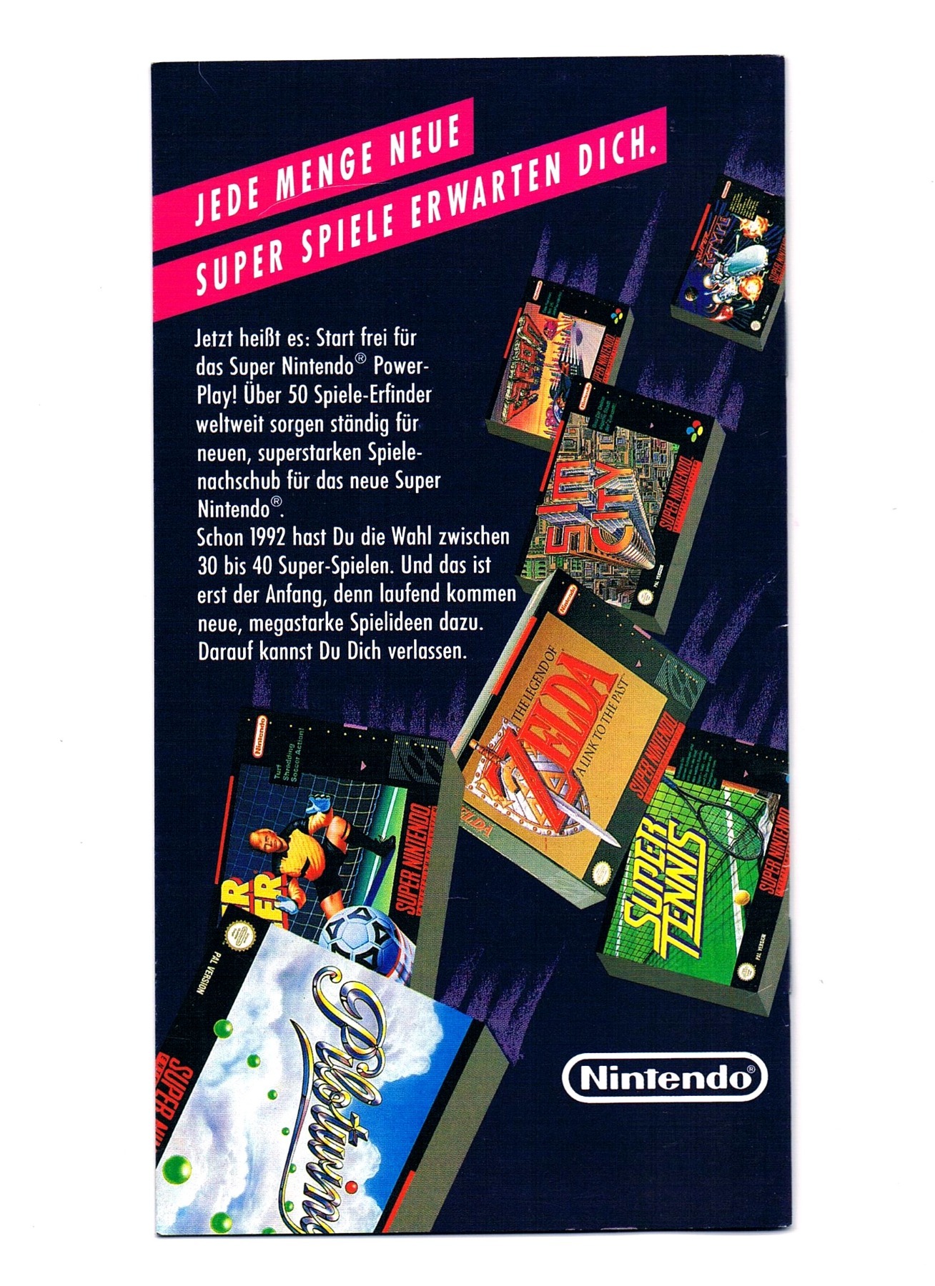 SNES - Nintendo Mini Catalog 4