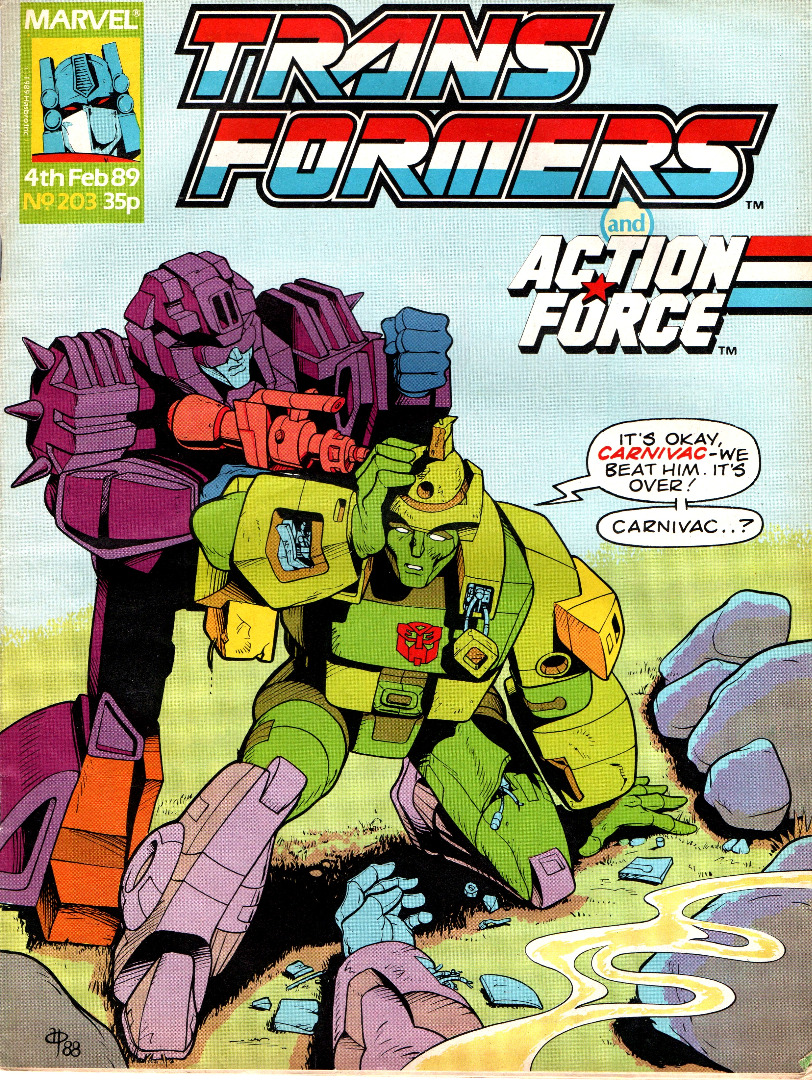 The Transformers - Comic - Generation 1 / G1 - 1989 - Feb 89 203 - Englisch