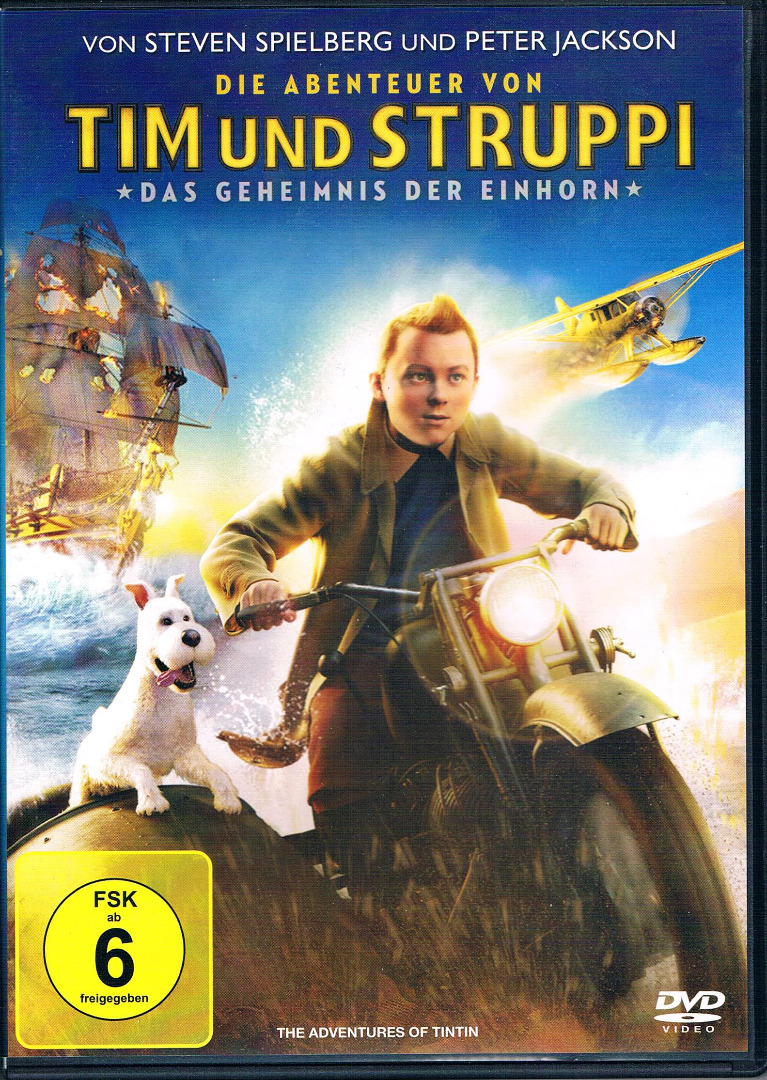 DVD - Die Abenteuer von Tim und Struppi - Das Geheimnis der Einhorn