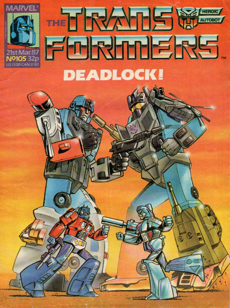 The Transformers - Comic - Generation 1 / G1 - 1987 87 105 - Englisch