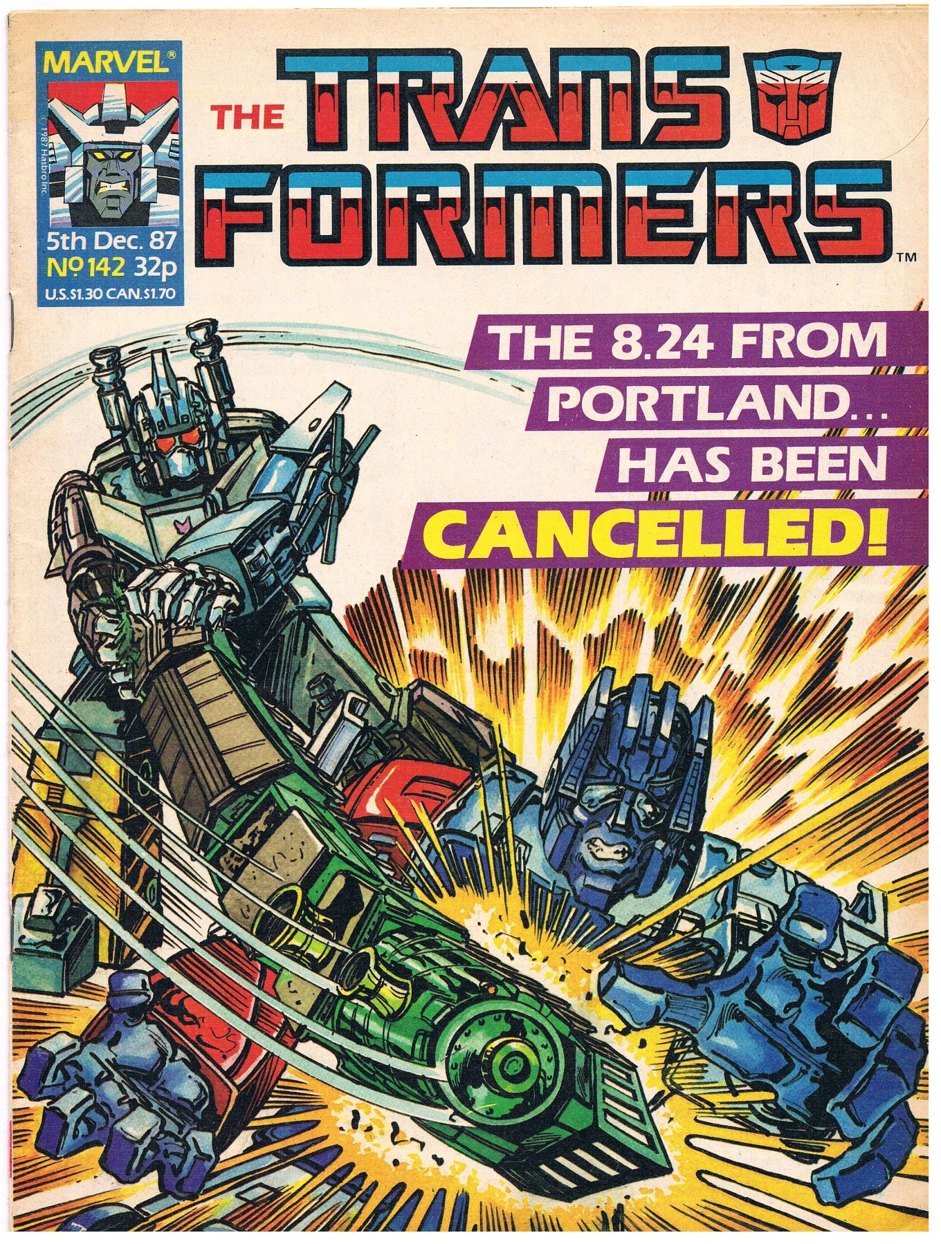 The Transformers - Comic No. 142 - 1987 87
