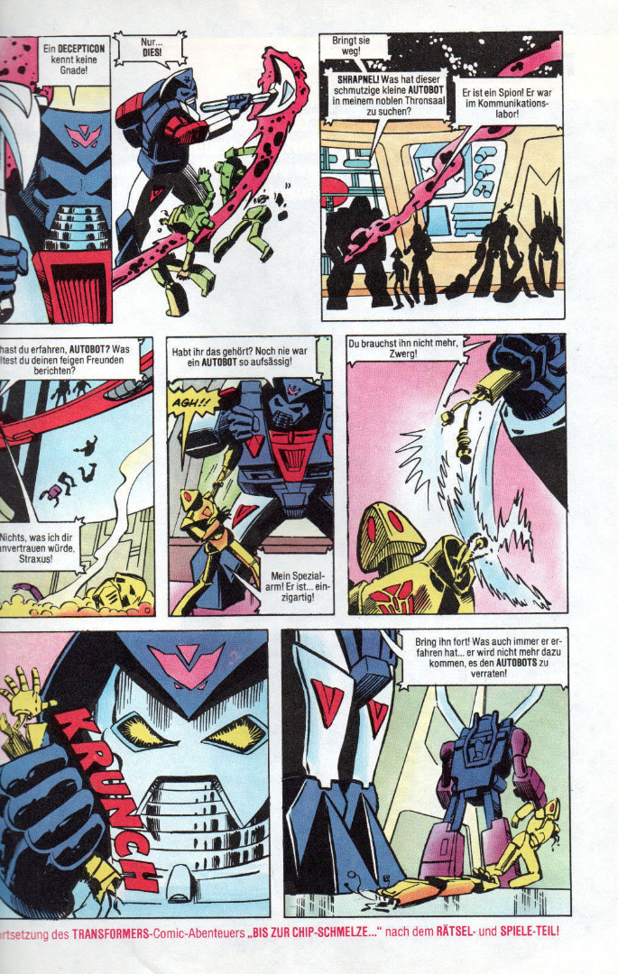 Transformers Comic-Magazin Nr 5 - Generation 1 / G1 - 1989 3