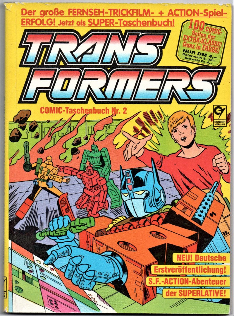 Transformers Comic-Taschenbuch Nr2 - Generation 1 / G1 - 1990