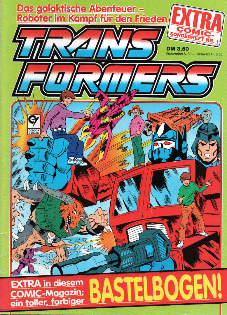 Transformers Extra Comic Sonderheft 1 - Generation 1 / G1 - 1989
