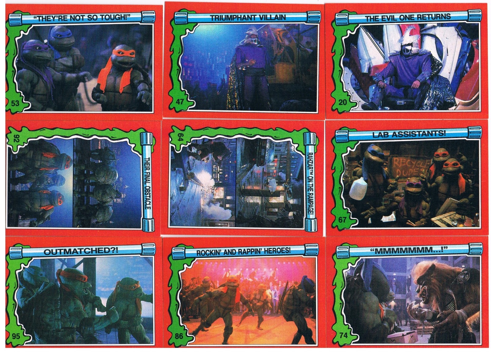 Teenage Mutant Ninja Turtles - Trading Cards - Movie 2