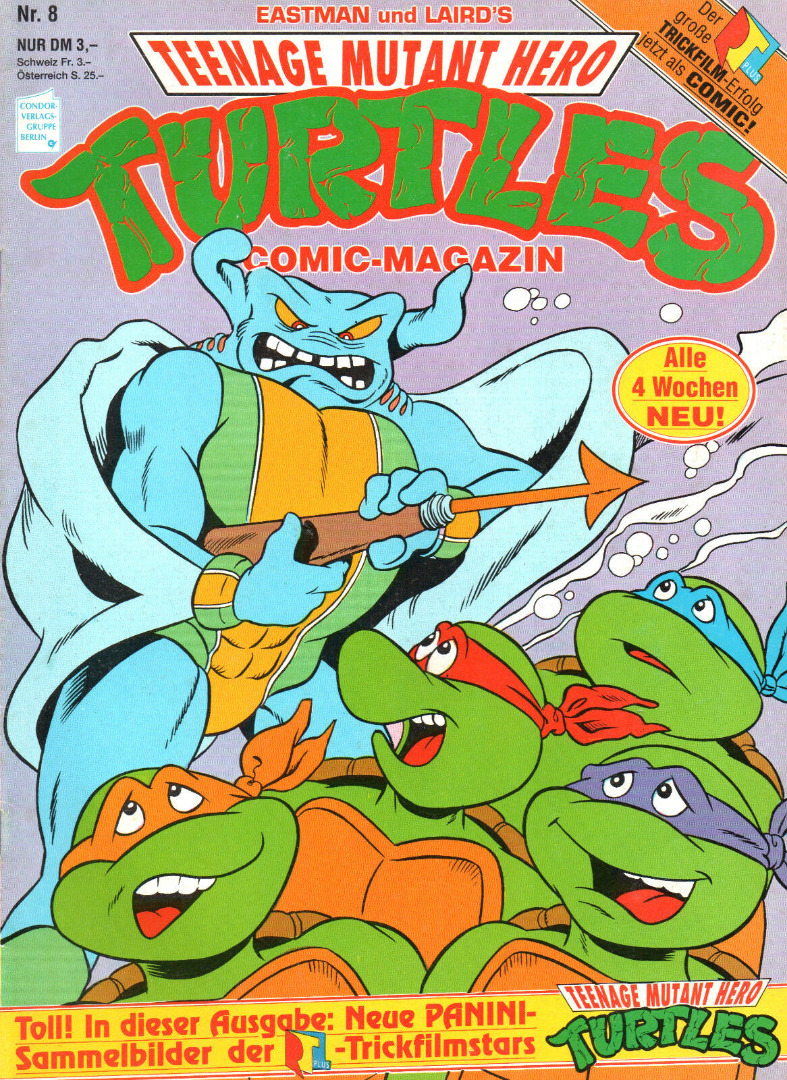 Teenage Mutant Hero Turtles - Comic Nr 8 - Ninja Turtles