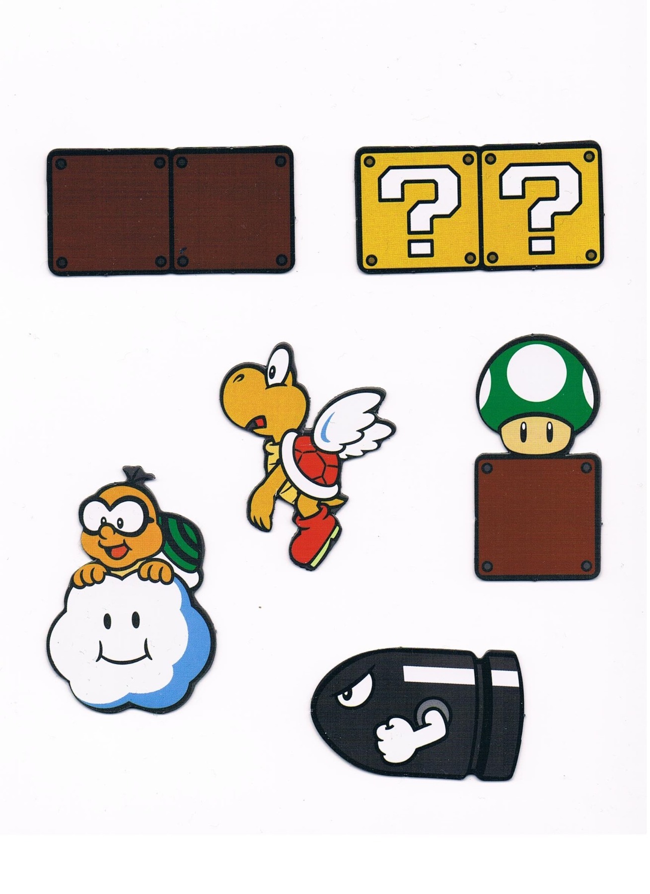 Super Mario Bros magnets