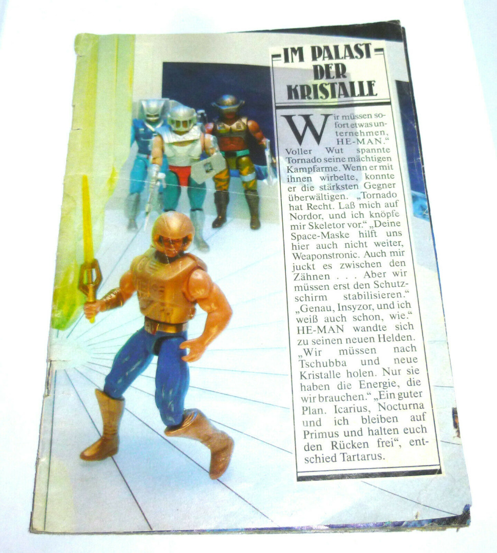 New Adventure of He-Man advertising booklet defective