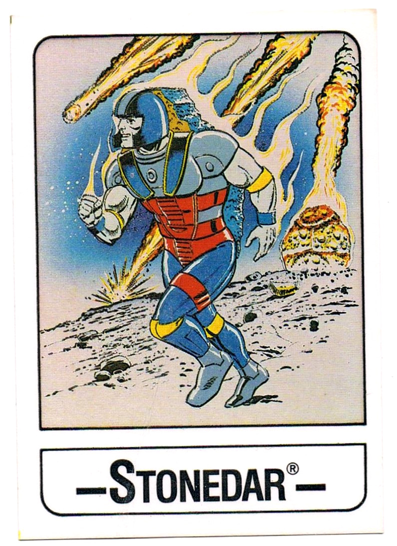 Wonder Trading Card - Stonedar Mattel Inc.1986