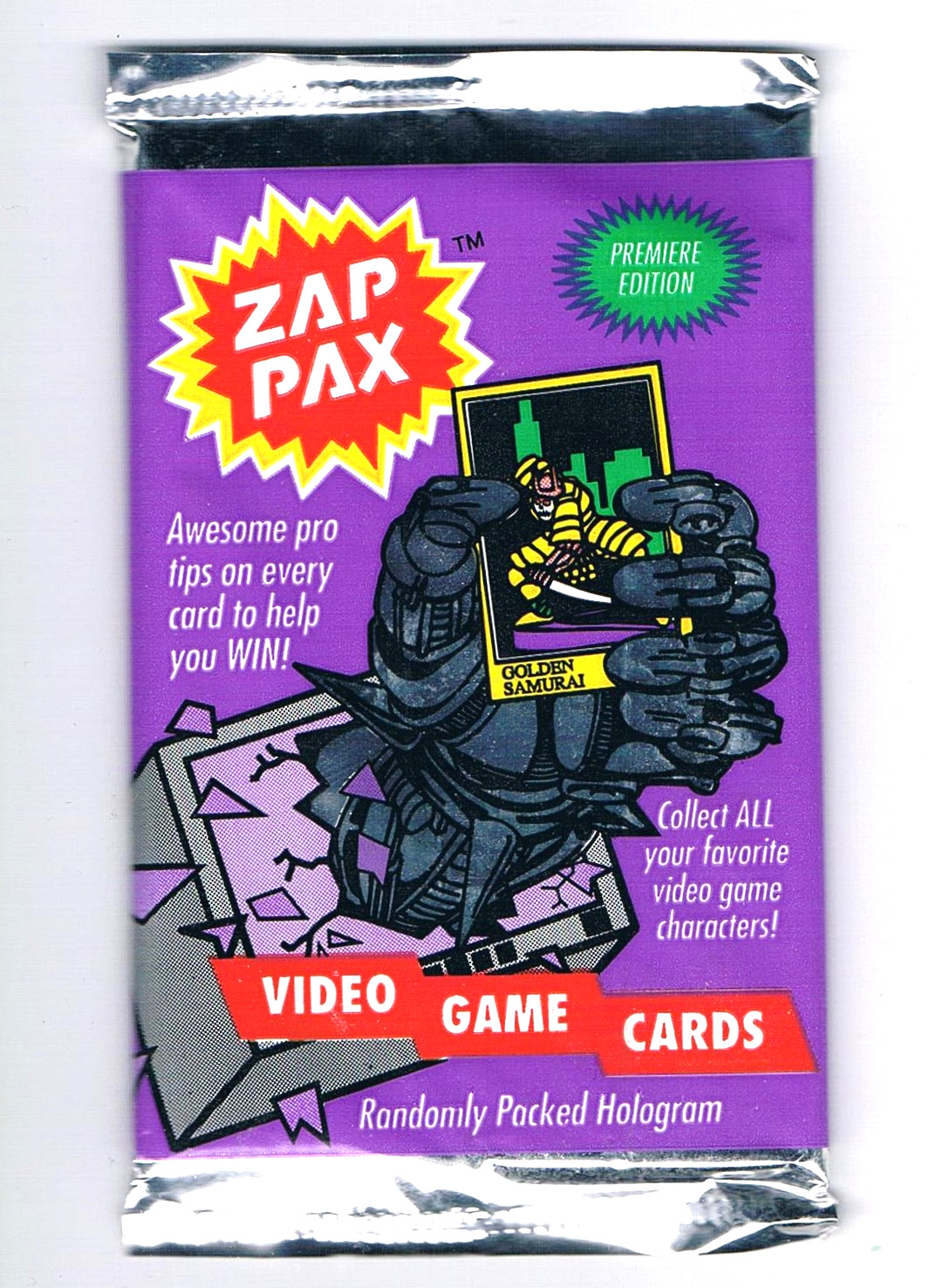 Zap Pax - Nintendo NES Trading Cards - 1992