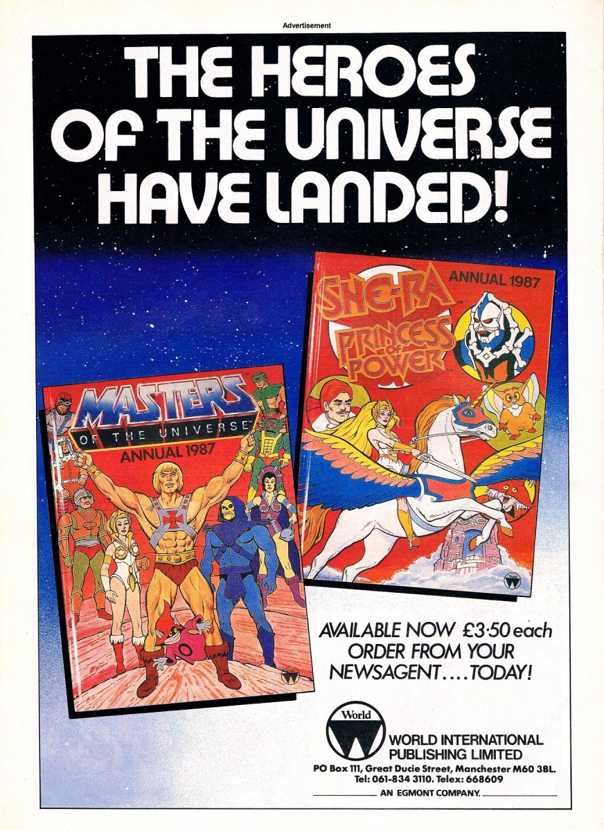Infoseite Masters of the Universe 80er - 52 Bilder von Werbung Merchandise & mehr - 47