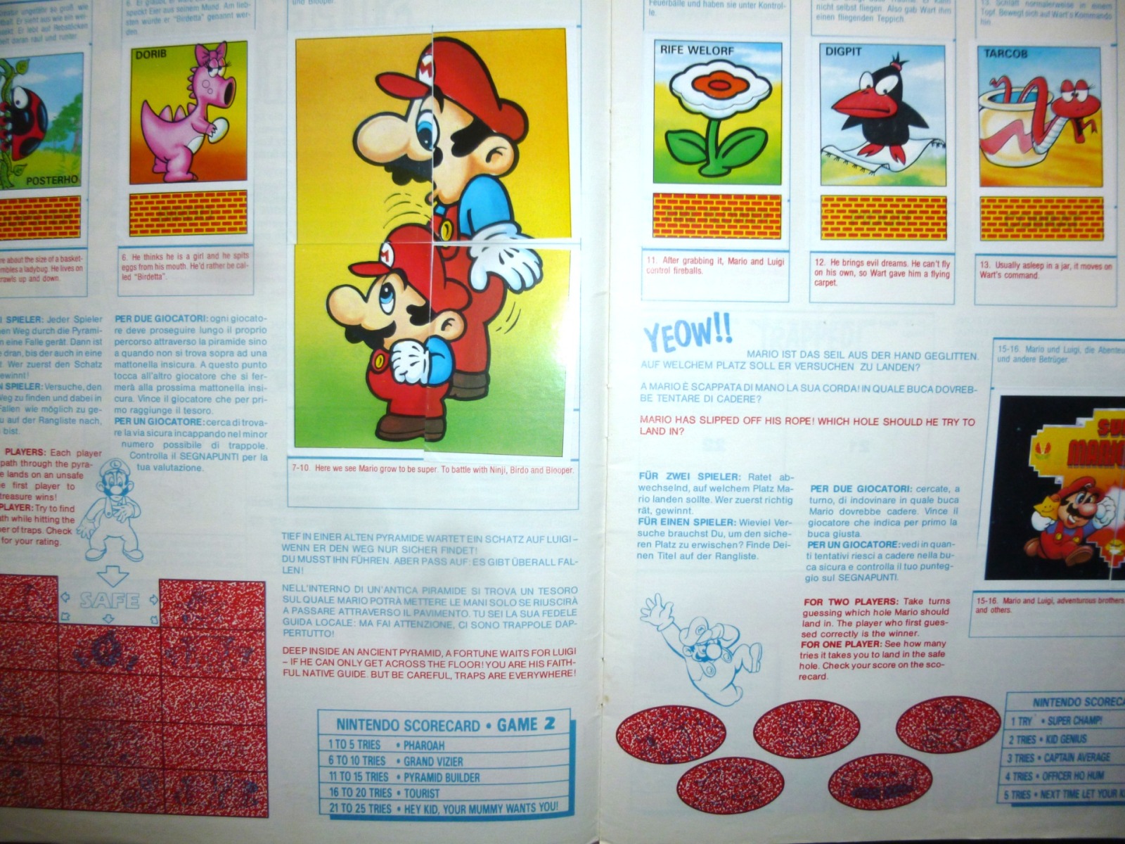Infoseite Nintendo Sticker Activity Album - 4
