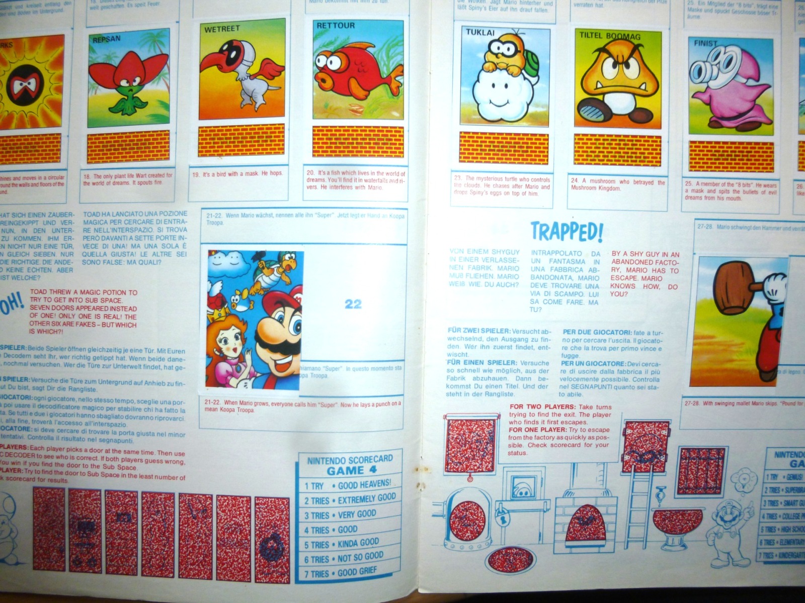 Infoseite Nintendo Sticker Activity Album - 5