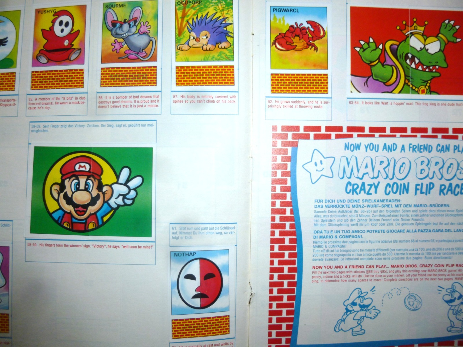 Infoseite Nintendo Sticker Activity Album - 8