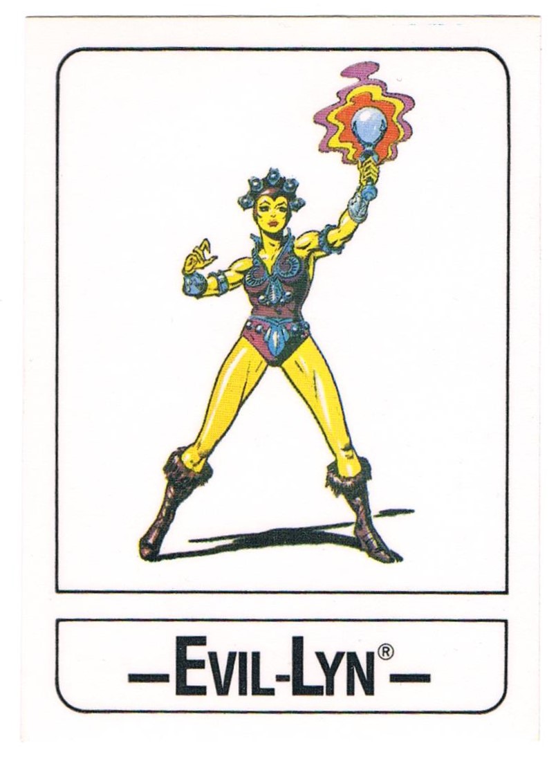 Infoseite Masters of the Universe 80er - Alle 15 Trading Cards von Wonder - 5