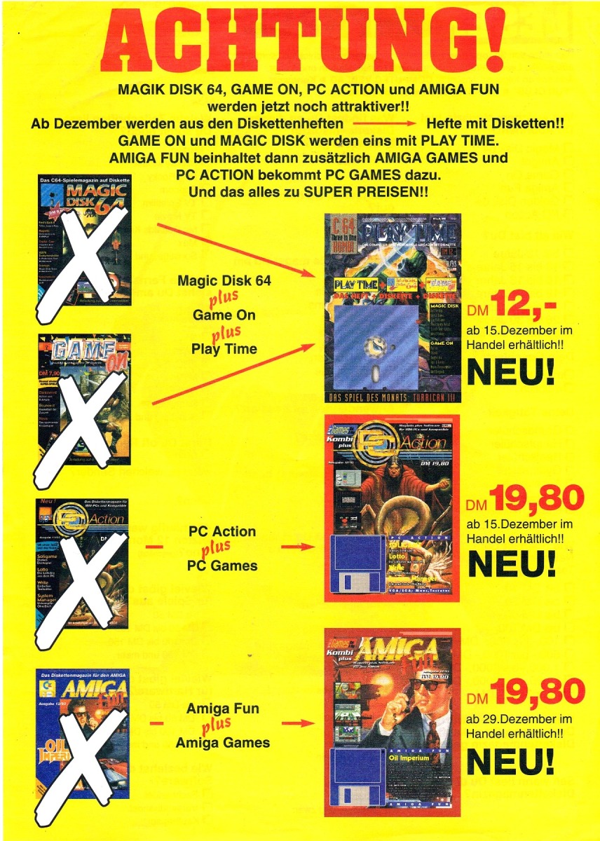 Infoseite Commodore 64 - 30 Bilder von Games Werbung & mehr - 21