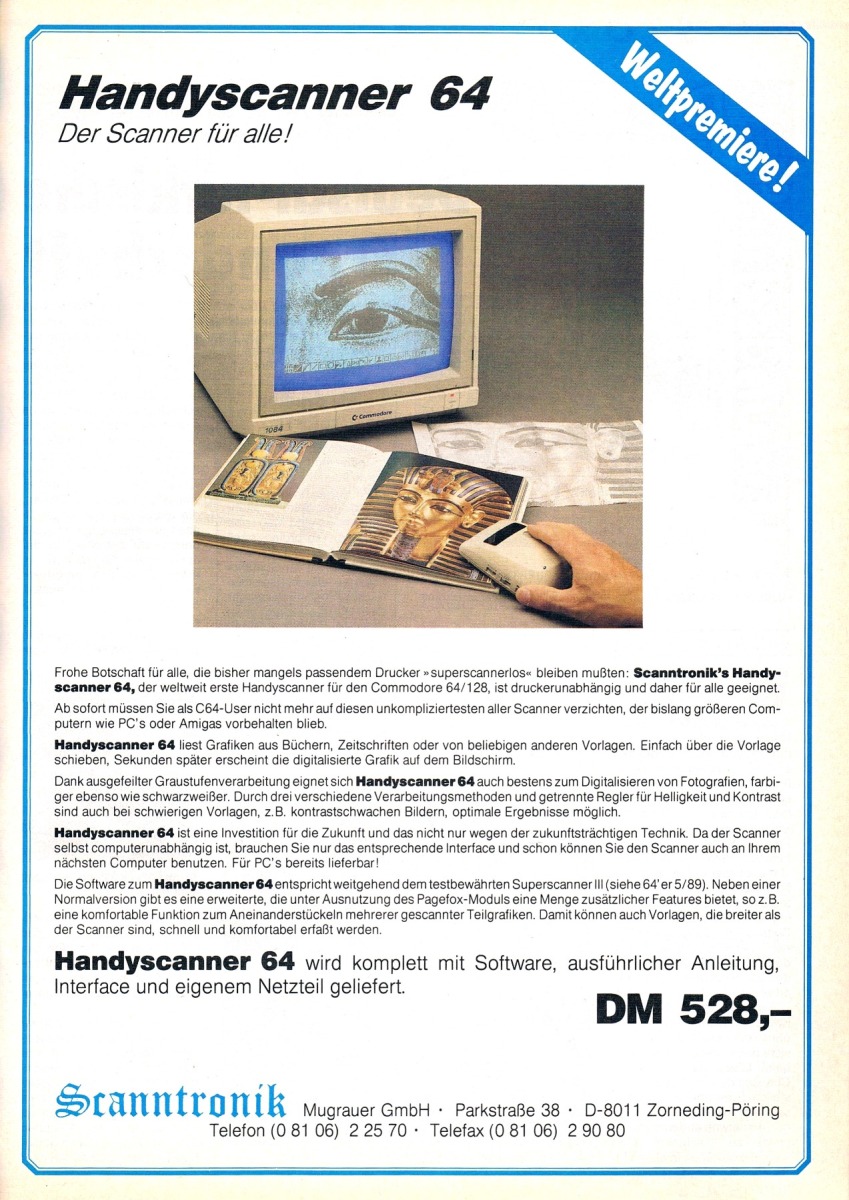 Infoseite Commodore 64 - 30 Bilder von Games Werbung & mehr - 28