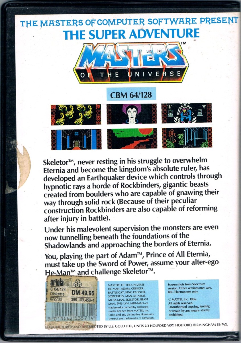 Infoseite Masters of the Universe 80er - 52 Bilder von Werbung Merchandise & mehr - 51
