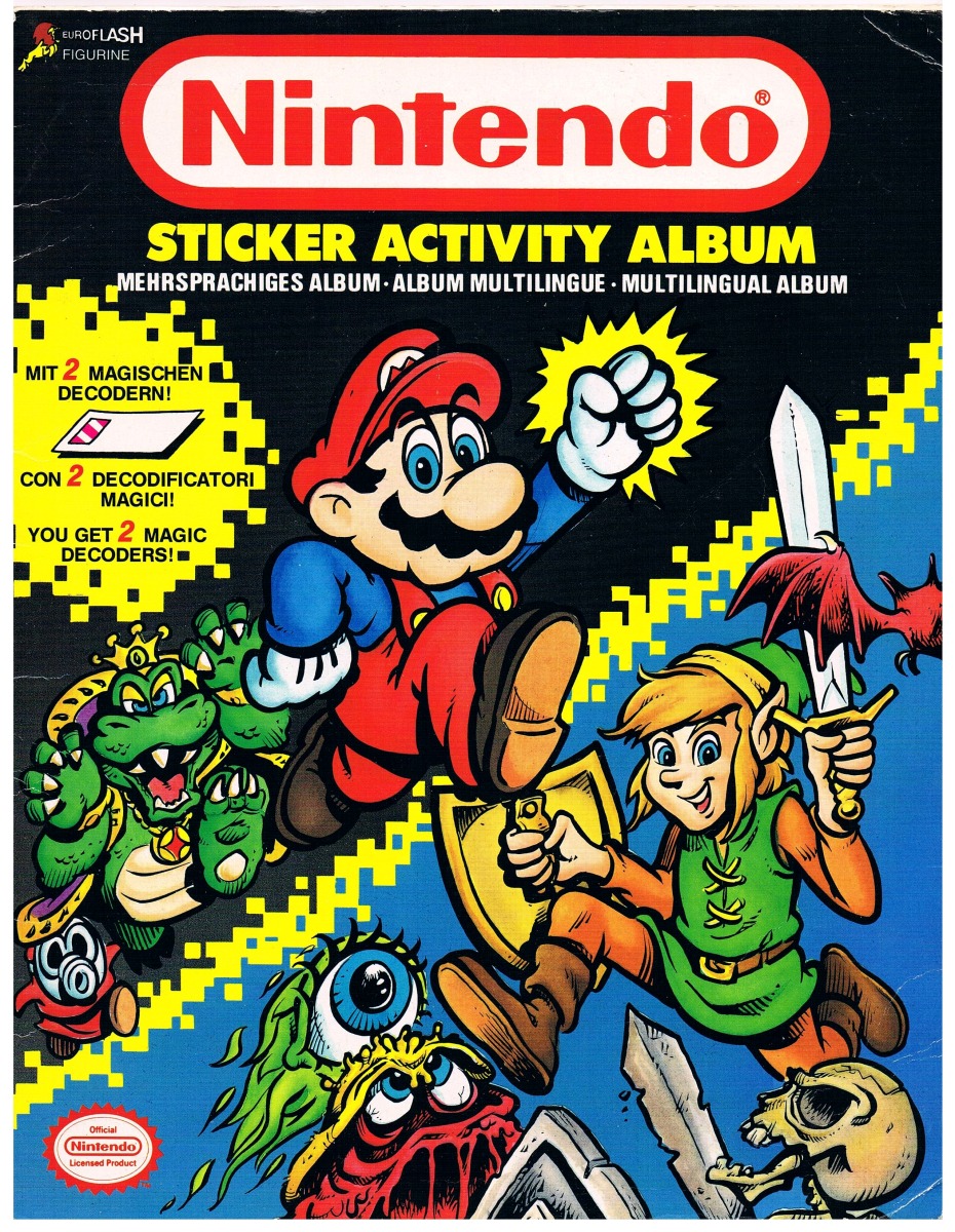 Infoseite Nintendo Sticker Activity Album