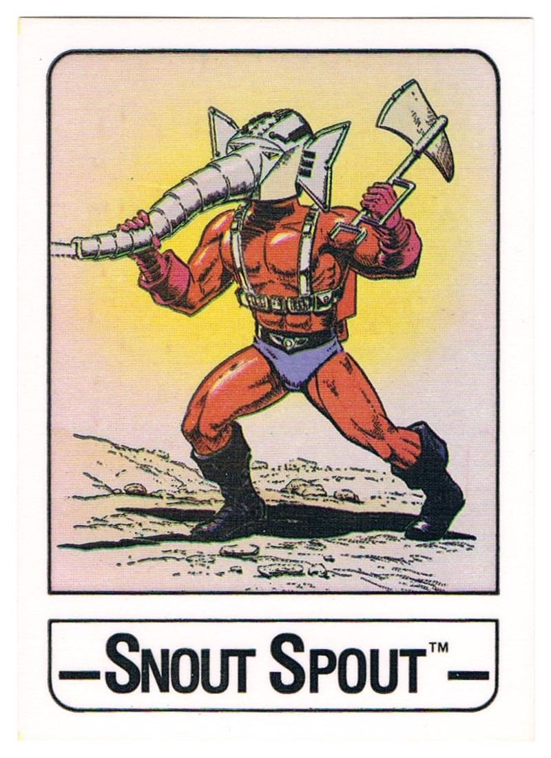 Infoseite Masters of the Universe 80er - Alle 15 Trading Cards von Wonder - 11