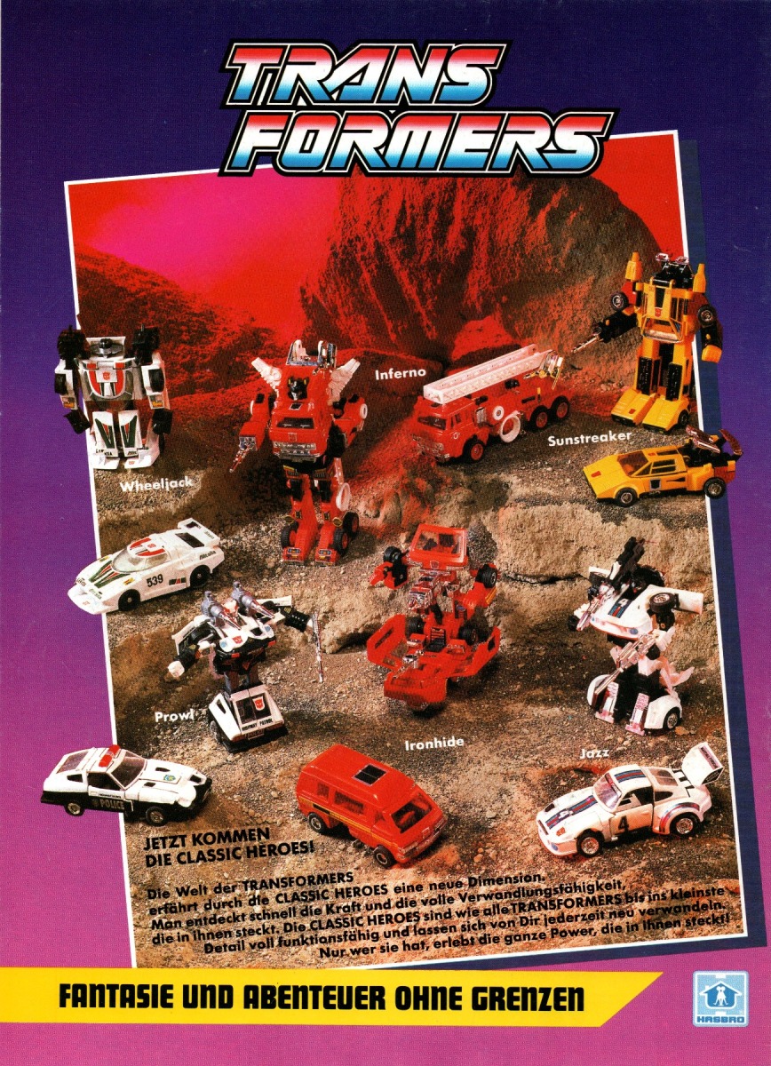 Infoseite Transformers 80er - 18 Bilder von Verpackungen & Werbung - 8