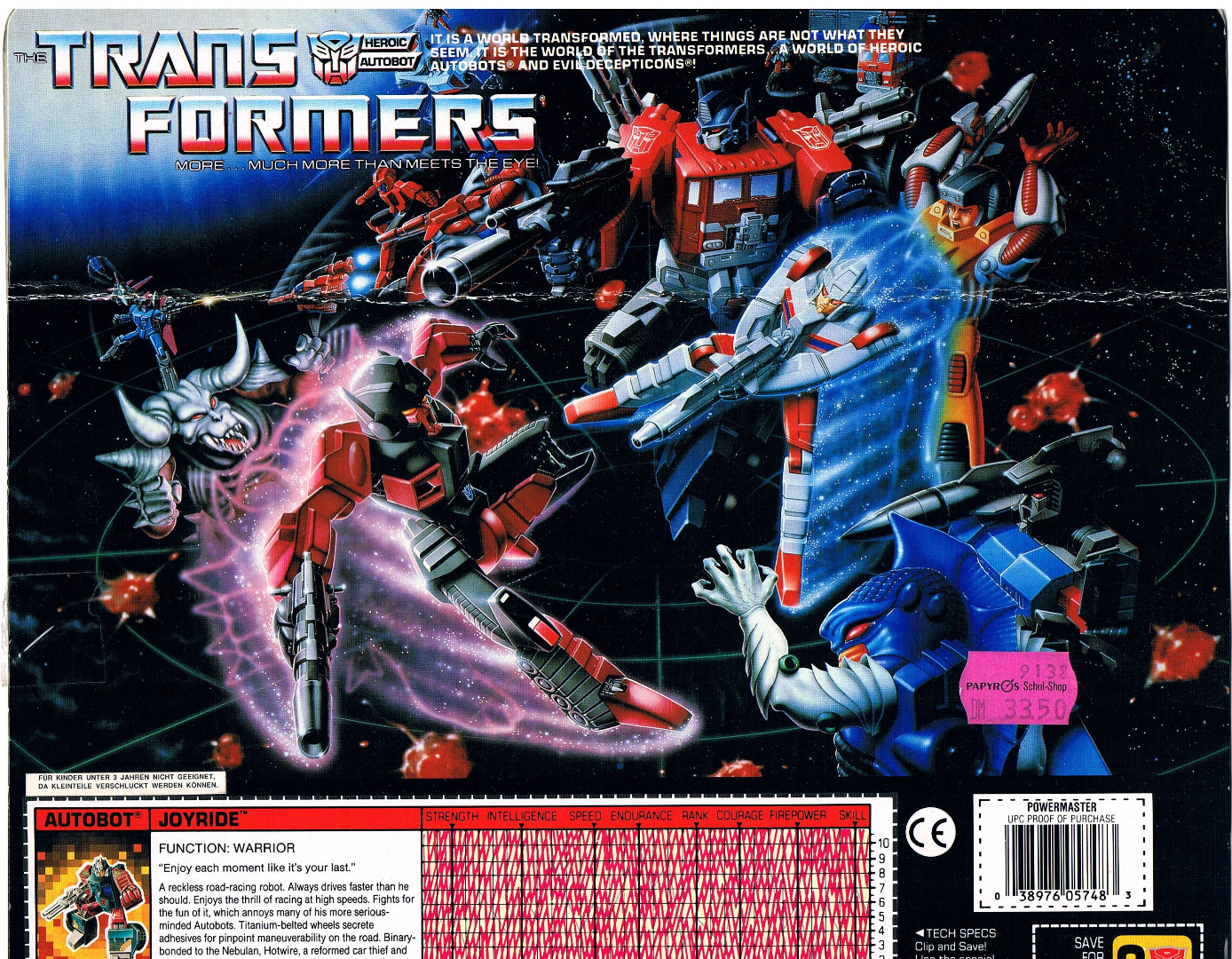 Info page 80s/90s Toys - 33 pictures of packaging & advertising