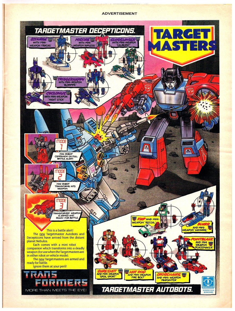 Infoseite Transformers 80er - 18 Bilder von Verpackungen & Werbung - 10