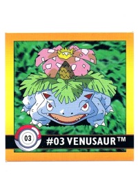 Sticker Nr. 3 Venusaur/Bisaflor