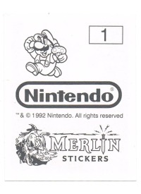 Sticker Nr. 1 - Super Mario Bros. 1/NES 2