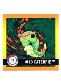 Sticker No. 10 Caterpie/Raupy