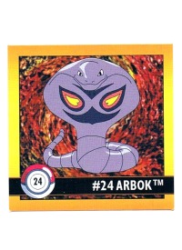 Sticker Nr. 24 Arbok/Arbok