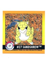 Sticker Nr. 27 Sandshrew/Sandan