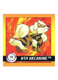 Sticker No. 59 Arcanine/Arkani